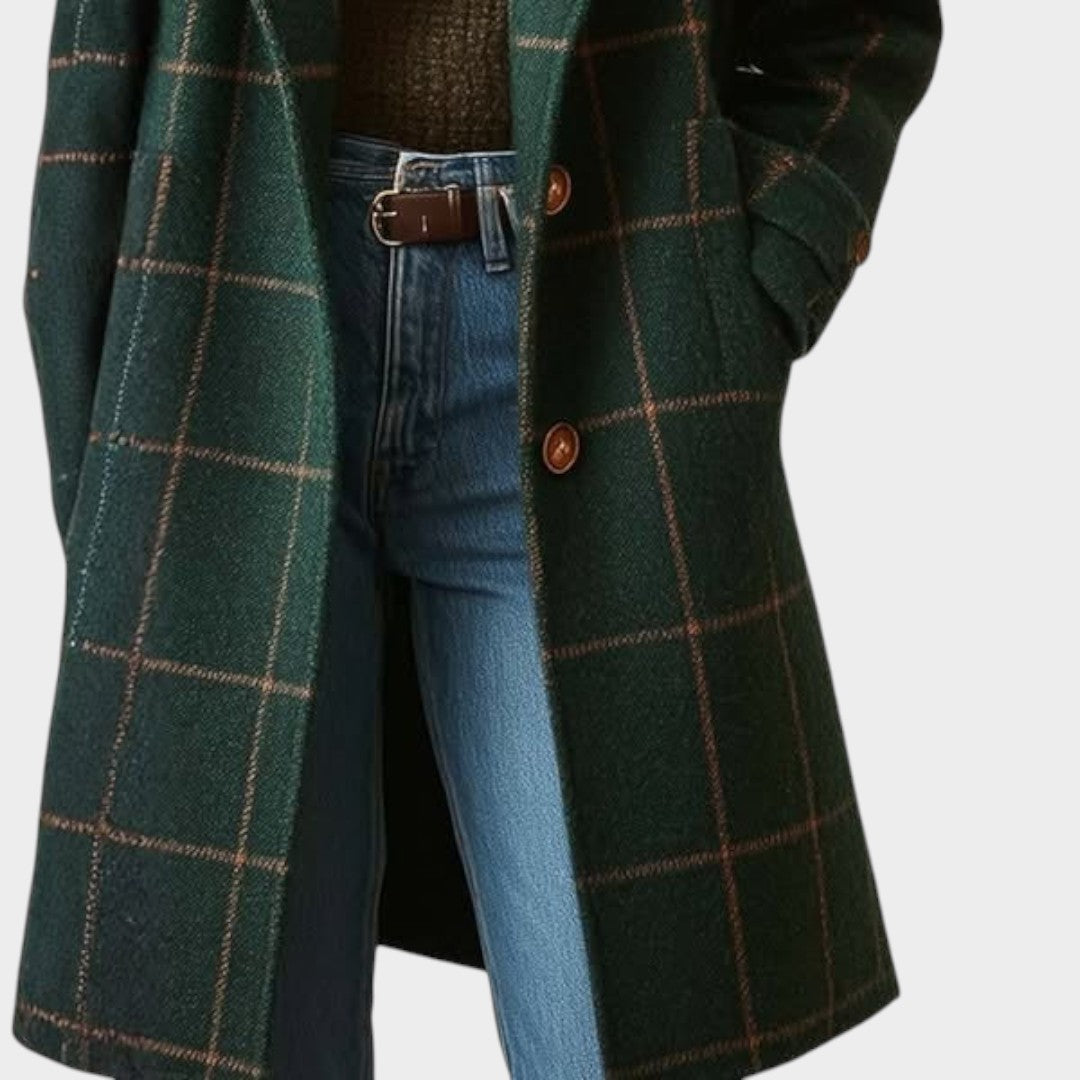 Harriet | Classic Check Autumn Coat