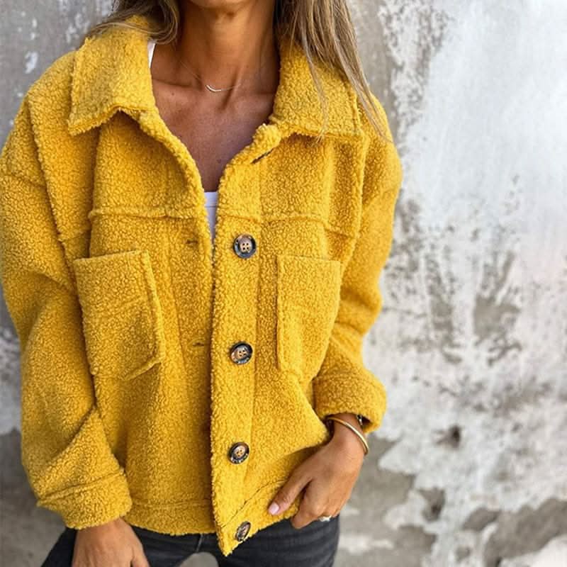 Sutton | Soft Winter Coat with Lapel Collar