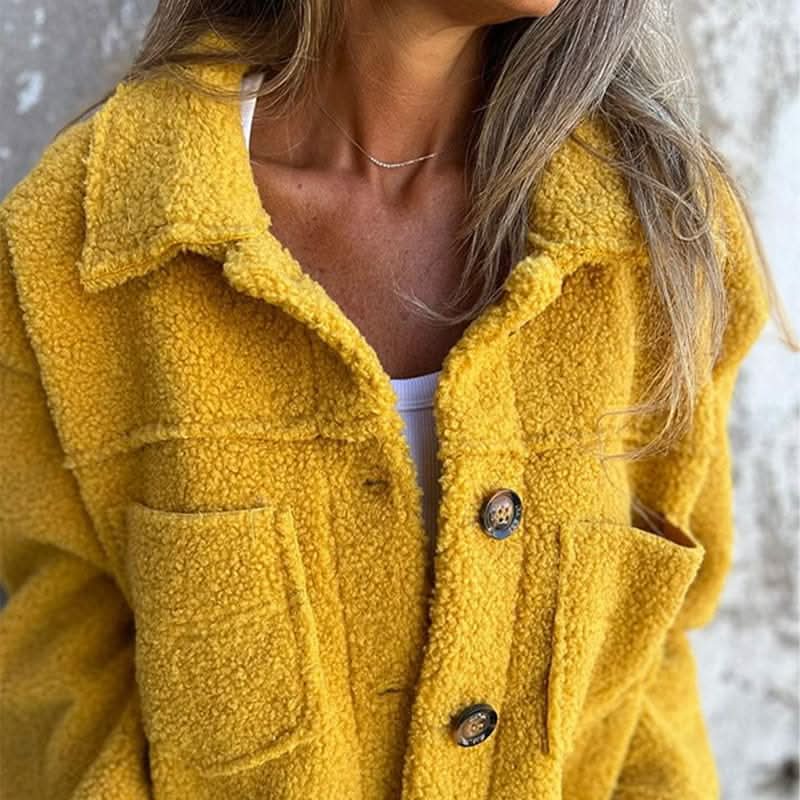 Sutton | Soft Winter Coat with Lapel Collar