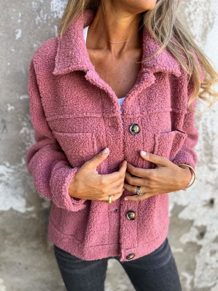 Sutton | Soft Winter Coat with Lapel Collar