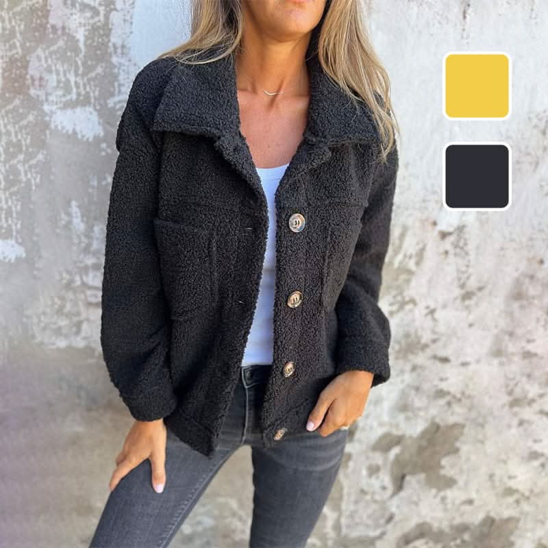 Sutton | Soft Winter Coat with Lapel Collar