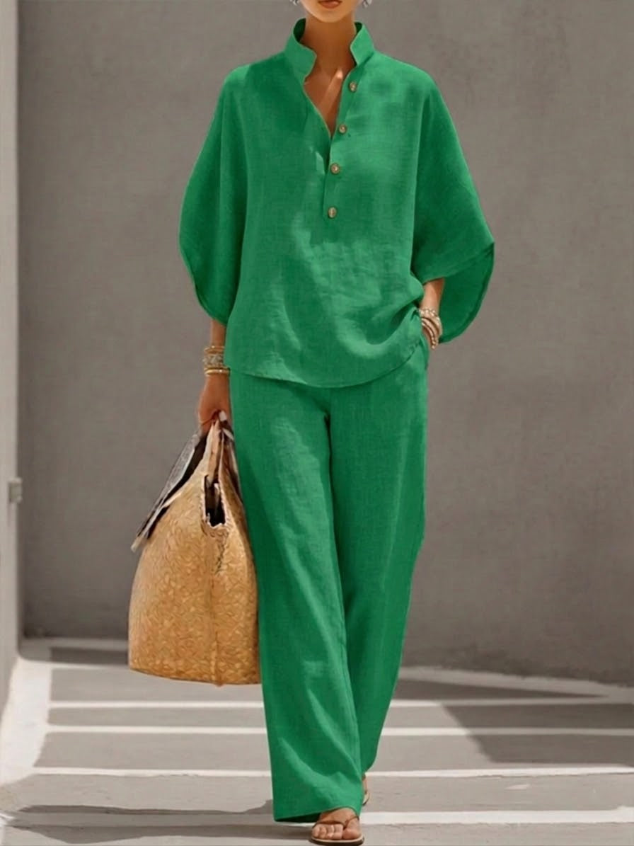 Elvira | Batwing Sleeve Pants Set