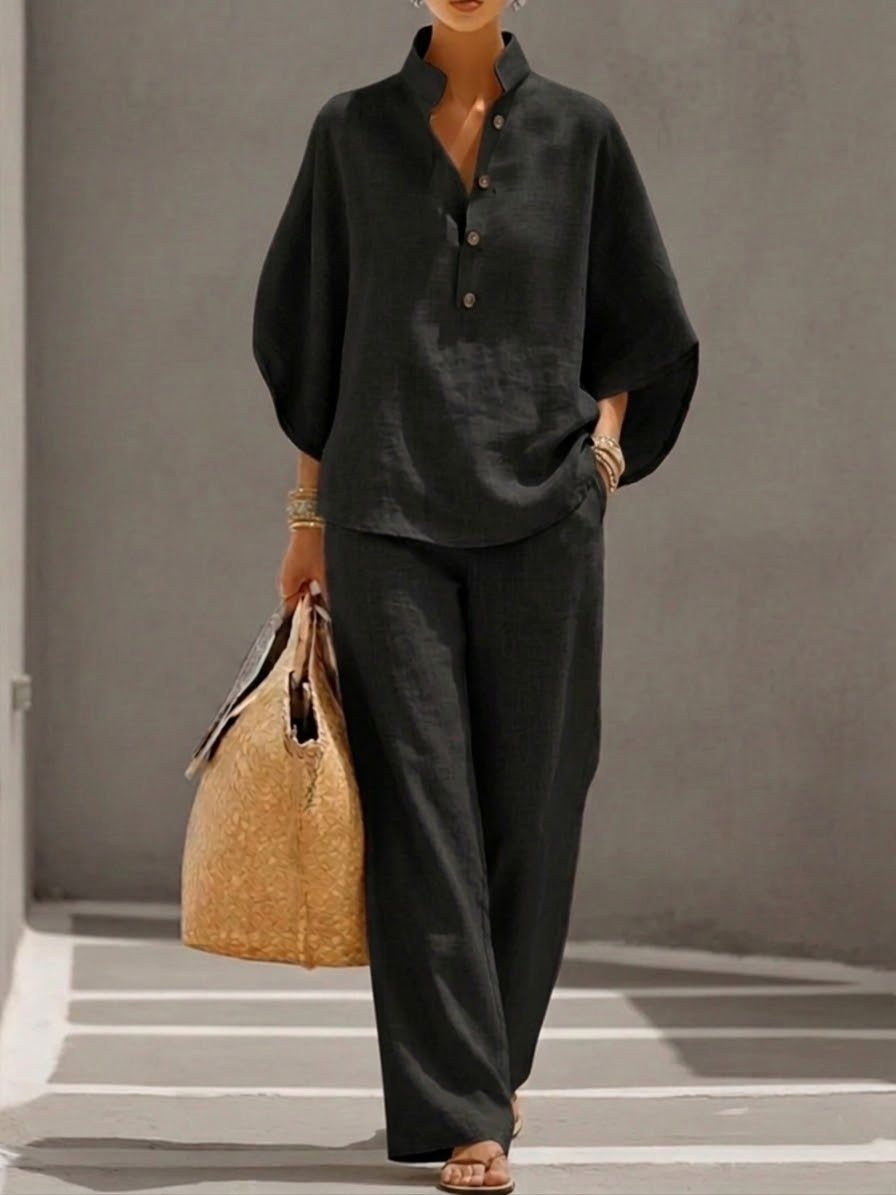 Elvira | Batwing Sleeve Pants Set