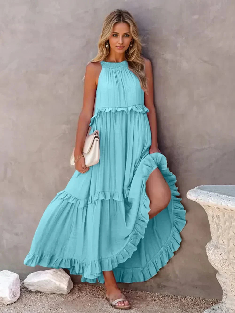 Isla | Tiered Maxi Dress