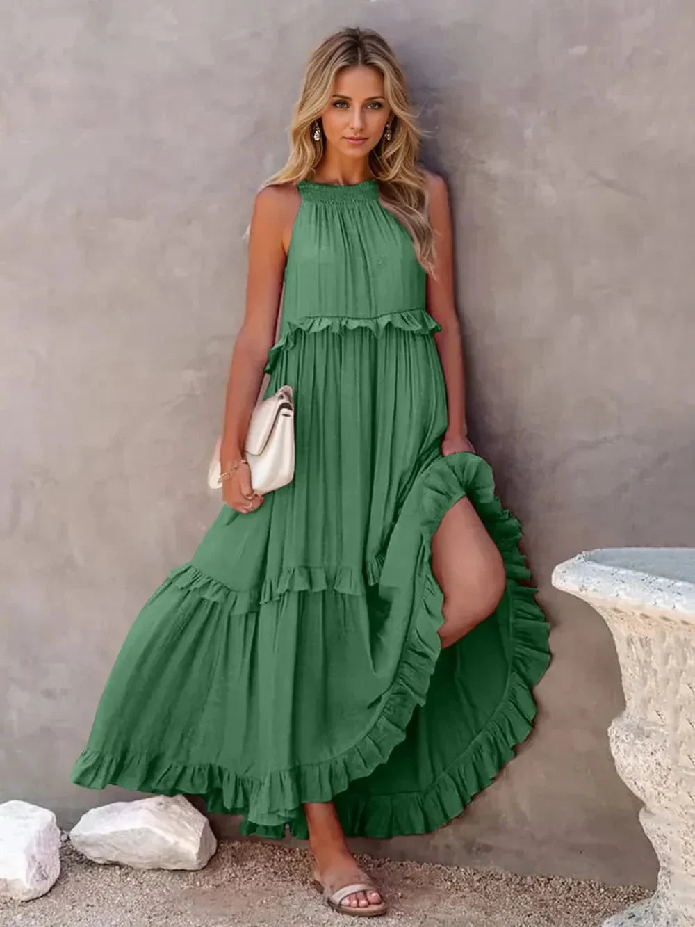 Isla | Tiered Maxi Dress