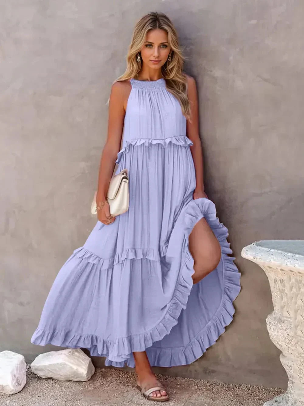 Isla | Tiered Maxi Dress