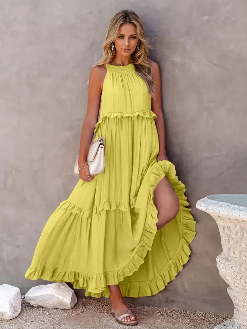Isla | Tiered Maxi Dress