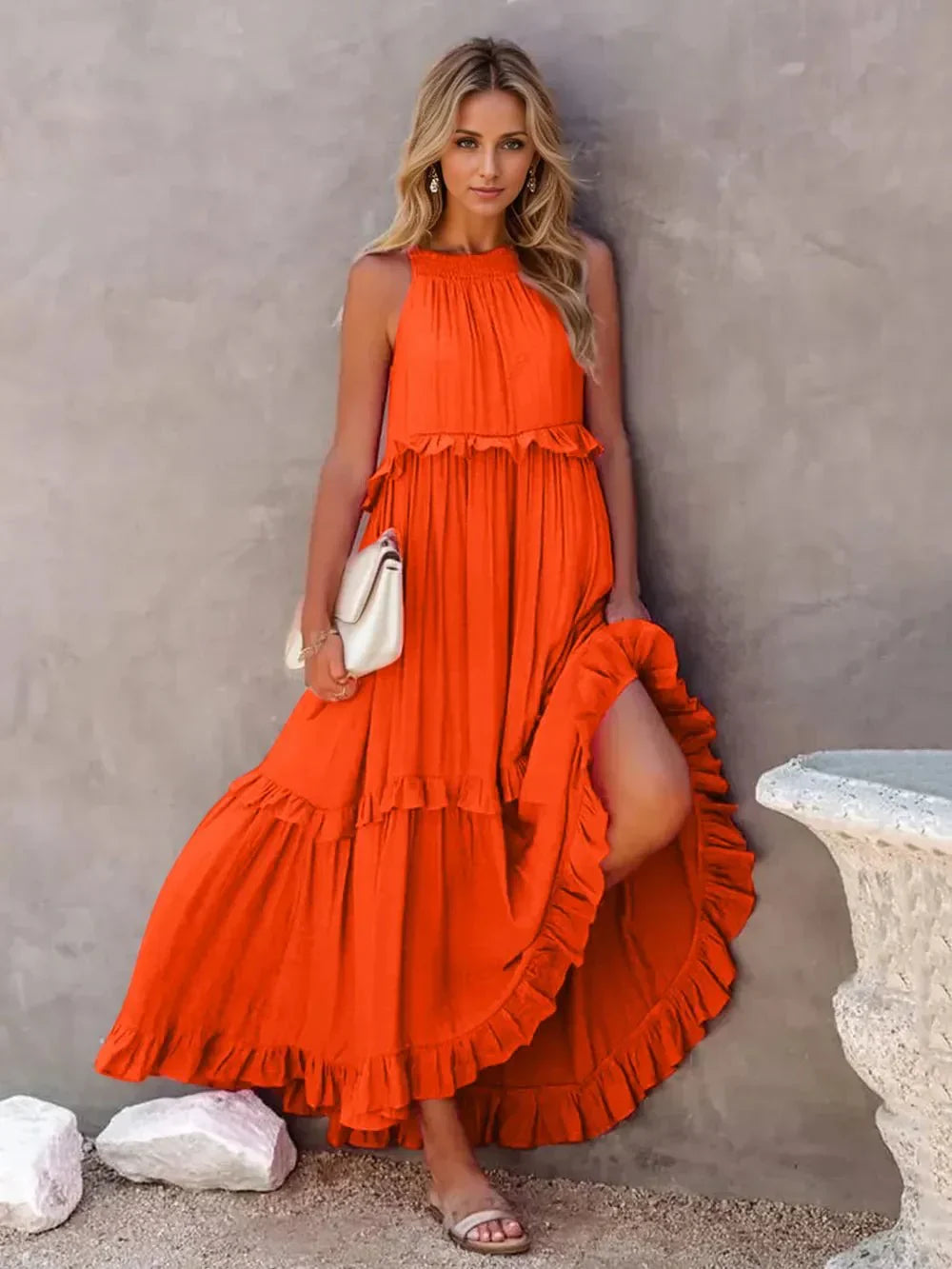 Isla | Tiered Maxi Dress