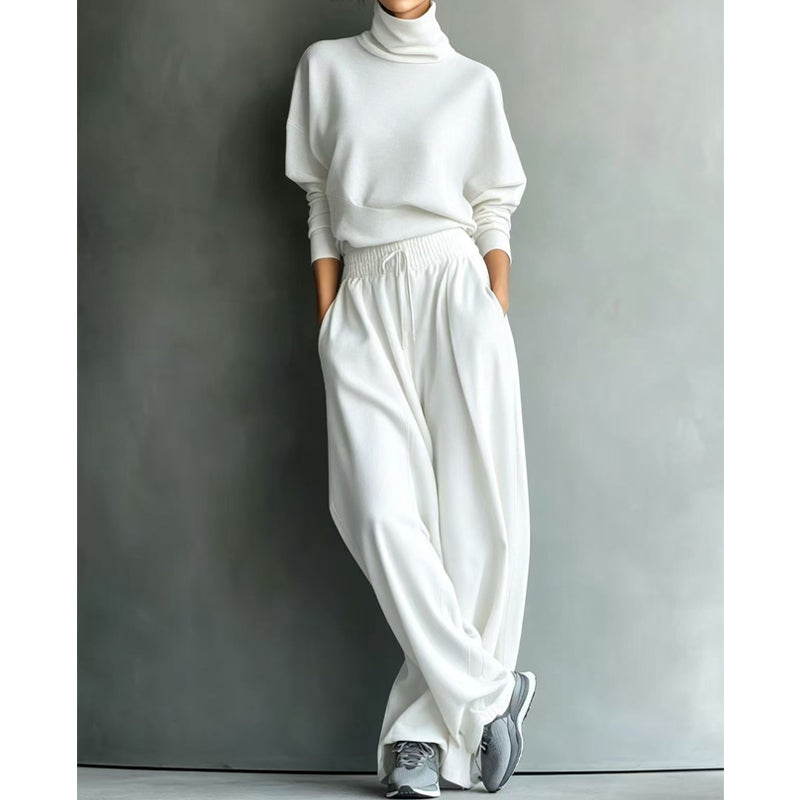 Dorothy | Turtleneck Wide-Leg Two-Piece Set