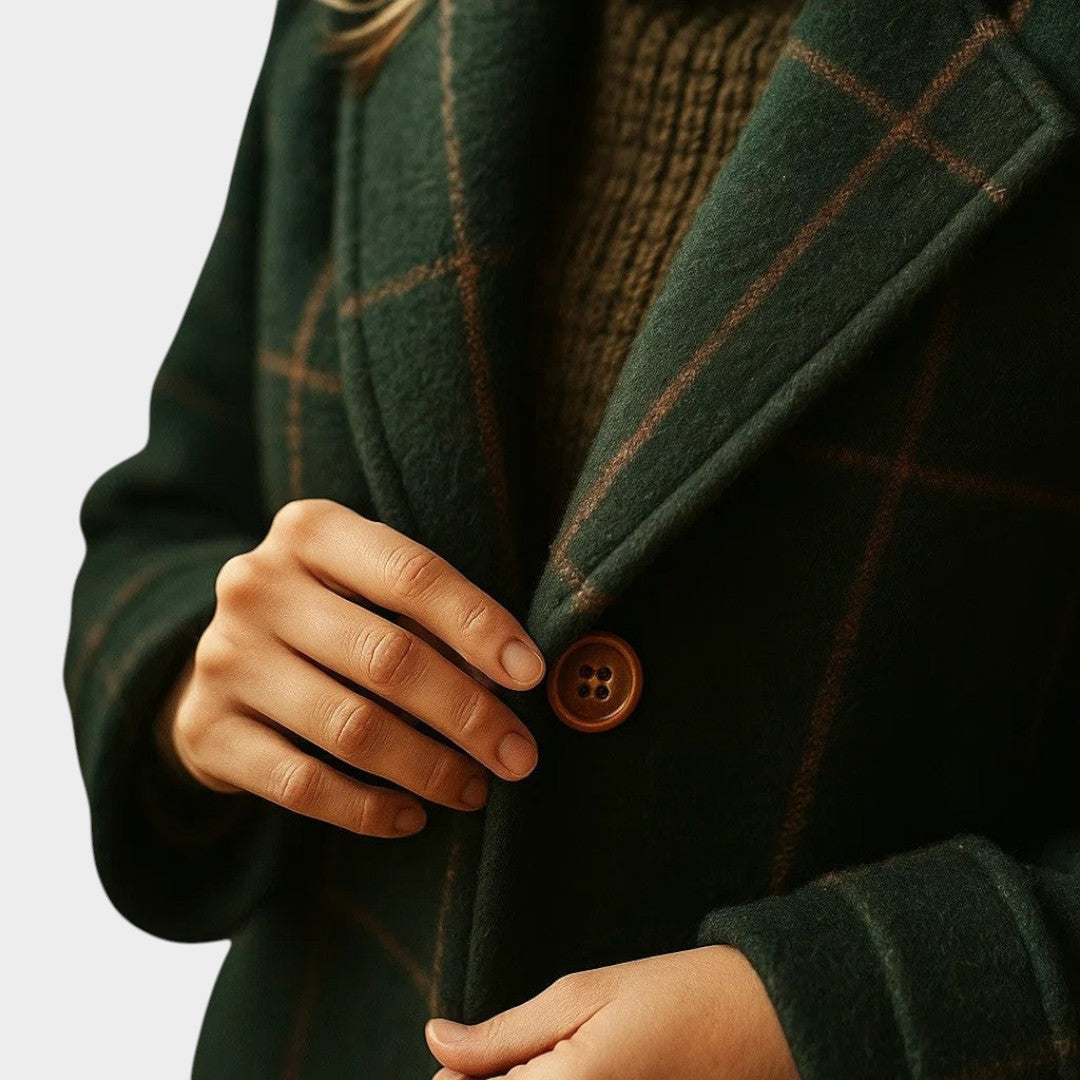 Harriet | Classic Check Autumn Coat