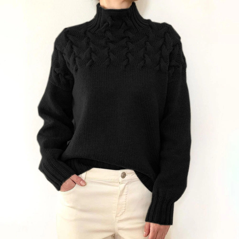 June | Elena | Warm Knitted Turtleneck